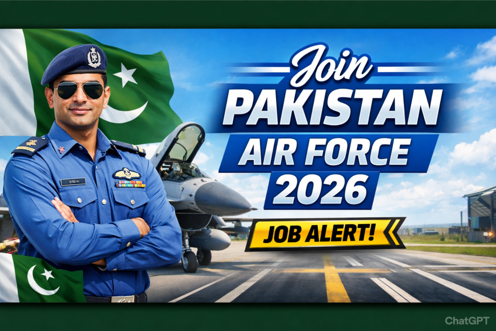 Join Pakistan Air Force 2026
