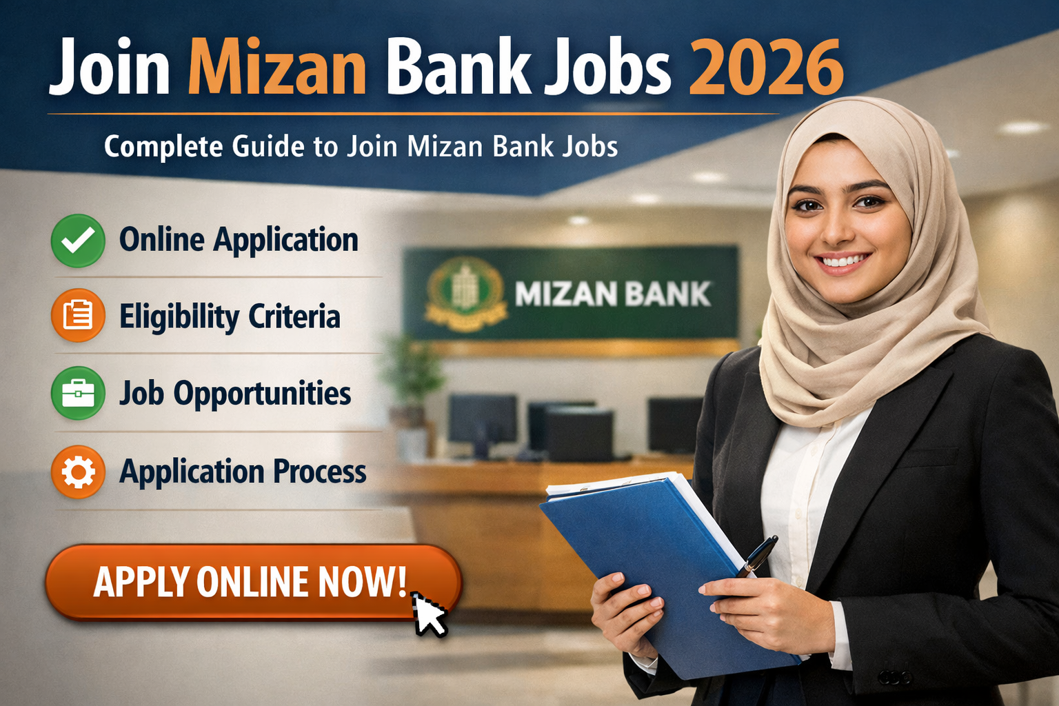 Join Mizan Bank Jobs 2026