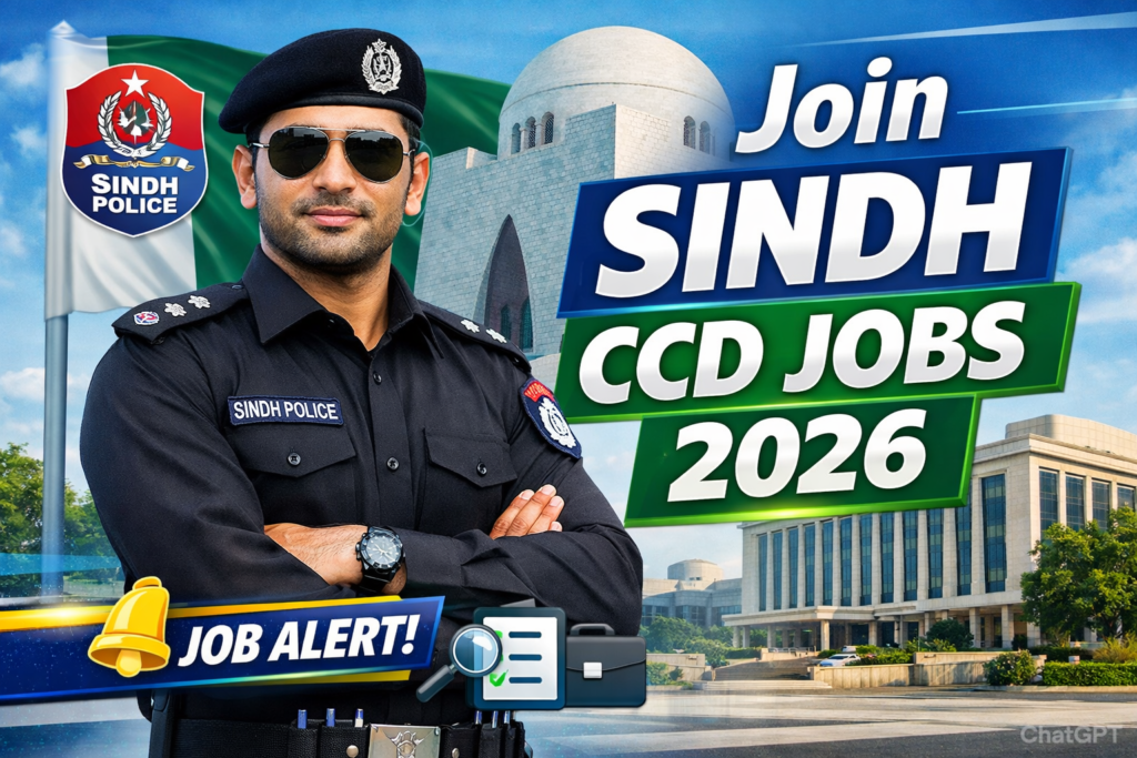 Join Sindh CCD Jobs in 2026