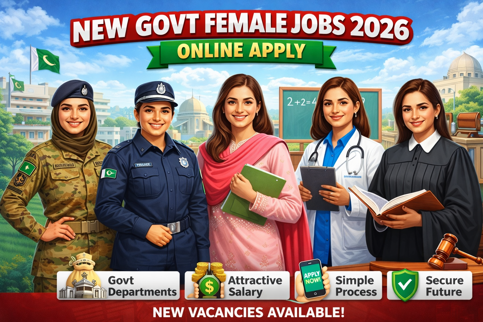 New Govt Female Jobs 2026